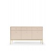 Piaski Komoda Mono so zásuvkami (MKSZ154), béžová/zlatá