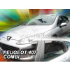 Deflektory Heko - Peugeot 407 Combi od 2004 (so zadnými)