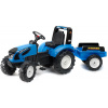 FALK Šliapací traktor 3010AB Landini Serie 7 s vlečkou