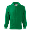 Mikina pánska MALFINI® Trendy Zipper 410 trávová zelená veľ. S