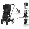 Set Cybex Priam 4 Matt Black + Seat Pack 2024 s doplnkami ZADARMO Sepia Black