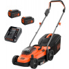 BLACK+DECKER Aku kosačka 33cm, 2x 36V 2,5 Ah BCMW3336L2