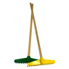 Lena hrábě v síťce s držátkem zelená 60 cm