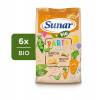 Sunar BIO Party mix, hrášok a mrkva 6x45 g