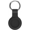 Silikónové puzdro na Apple AirTag Tactical Beam s karabínou čierne