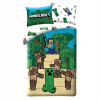Halantex obliečky Minecraft Creeper a Steve bavlna 140x200 70x90