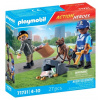 Playmobil 71731 Policajné pátranie so psom