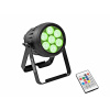 EUROLITE LED IP PAR 7x10W RGBL spot