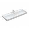 Villeroy & Boch Collaro - Umývadlo nábytkové 120x47 cm, s prepadom, otvor na batériu, CeramicPlus, Stone White 4A33C5RW