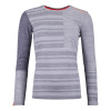 Dámske funkčné tričko Ortovox W's 185 Rock'n'Wool Long Sleeve Grey Blend M