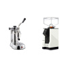 La Pavoni Stradivari Professional Lusso + Eureka Mignon Perfetto, BL white