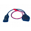 Adaptérový diagnostický kábel OBD2 16pin pre 3-pinové konektory pre Fiat Alfa Lancia