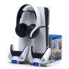 iPega P5S009 Multifunkčný nabíjací Stojan pre PS5 Slim White