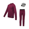 SENSOR MERINO ACTIVE SET junioský triko dl.rukáv + spodky lilla 22200021-06