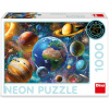 DINO Svítící puzzle Planety 1000 dílků