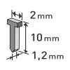 EXTOL PREMIUM klince, 1000ks, 10mm, 2,0x0,52x1,2mm, 8852403 Dostupné varianty: Klince EXTOL PREMIUM (1000 ks) 2/1,2/14 mm
