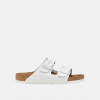 Birkenstock Biele Regular šľapky Arizona Smooth Leather