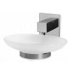 Mydelnička - Arkktic Bisk Glass Soap Dish 01467 Chrome (Mydelnička - Arkktic Bisk Glass Soap Dish 01467 Chrome)
