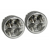 Světla denního svícení 4 HIGH POWER LED 12V/24V (kulatá 70 mm) Compass 33551 + Dárek, servis bez starostí v hodnotě 300Kč