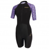 Zone3 Ltd Women's Lava Short Sleeve Trisuit - Black/Gold - Black/Gold Veľkosť: S