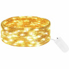 SPRINGOS LED reťaz Nano - 1m, 10LED, 2xCR2032, teplá biela