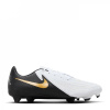 Nike Phantom GX II Academy Firm Ground Football Boots White/Blk/Gold 8 (42.5)