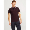 Jack and Jones Paulos Tipped Pique Short Sleeve Polo Shirt Port Royale L