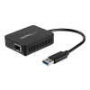 StarTech.com USB 3.0 to Fiber Optic Converter, Compact USB to Open SFP Adapter, USB to Gigabit Network Adapter, USB 3.0 Fiber Adapter Multi Mode(MMF)/Single Mode Fiber (SMF) Compatible - USB Ethernet