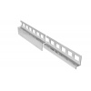 KP4/1 spádová lišta ACARA, orientácia pravá, nerez V2A kartáčovaná, 12,5 mm, 1,5 m