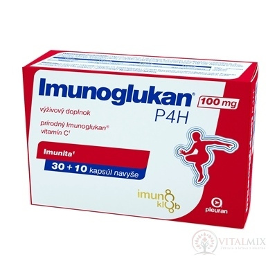 Imunoglukan P4H 100 mg cps (inov. 2021, imunoklub) 30+10 navyše (40 ks)