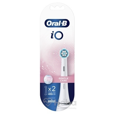 Čistiace Hlavice Oral B iO Gentle Care, Balenie 2 Ks čistiaca hlavica pre elektrickú zubnú kefku 2ks
