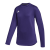 adidas Training Long Sleeve Top Womens Purple 10 (S)