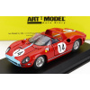 Art-model Ferrari 330p 4.0l V12 Spider Team Maranello Concessionaires N 14 2nd 24h Le Mans 1964 J.bonnier - G.hill 1:43 Red