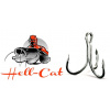 HELL-CAT Trojhák 6X-Strong vel. 3/0, 5ks