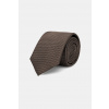 Calvin Klein kravata pánska s prímesou hodvábu CK2111E002 hnedá ONE SIZE