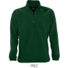 SOL´S NESS / Pánska fleecová mikina s 1/2 zipsom - fir green XXL