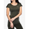 Dámske tričko Salewa Puez Melange Dry S/S Tee - dark olive melange