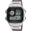 CASIO AE 1200WHD-1A - CASIO Pánske hodinky so stopkami, budíkom a svetovými časy