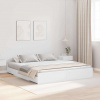 zahrada-XL Rám postele s úložným prostorem so zásuvkou Biela 180 x 200 cm 3335269