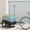 Vozík za bicykel, čierno modrý 45 kg, železo-ForU-94149