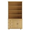 Casarredo WK-125 regál s úložným priestorom morenie dub