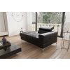 Nábytek PEGAS s.r.o. Sofa lenoška TOSCANIA 135 cm - černá eko kůže, levá strana