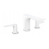 Hansgrohe Vivenis Umývadlová batéria s výpustom, 3-otvorová inštalácia, EcoSmart, matná biela 75033700-HG
