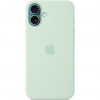 iPhone 16 Plus Silicone Case with MS - Aquamarine MDGU4ZM/A