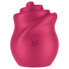 Satisfyer Tongue Twister - rotačný vibrátor na klitoris s jazykom - ružový