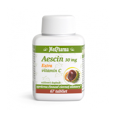 MedPharma Aescin 30 mg Extra vitamín C, 67 tbl