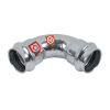 FRABOPRESS C-STEEL oblúk 54 mm 90° F x F FPC.C2.54