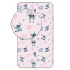 Jerry Fabrics Prestieradlo Lilo and Stitch Pink 90x200x25 cm