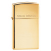 Zippo Solid Brass Slim 24067 + možnost gravírování od 350 Kč