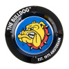 Originálny čierny kovový popolník Bulldog